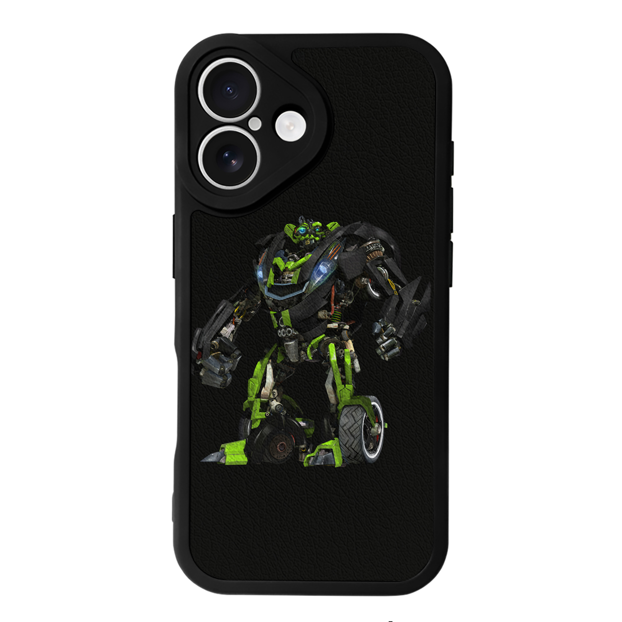 （画像用） Transformers トランスフォーマー 【iPhone 16シリーズ対応】シリコンスマホケース（レザー調） 材質：シリコン